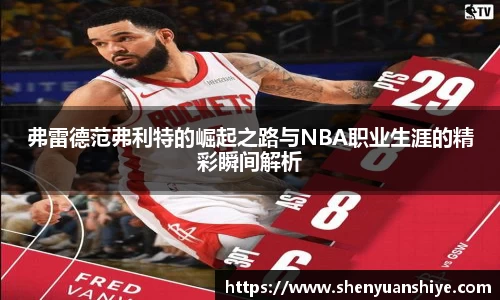 弗雷德范弗利特的崛起之路与NBA职业生涯的精彩瞬间解析