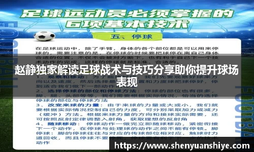 赵静独家解读足球战术与技巧分享助你提升球场表现